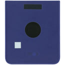 Tapa trasera original Motorola Razr Ultra XT2655 (2026) en color azul oriental, pieza de repuesto.