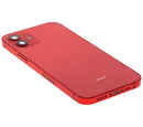 Tapa trasera para iPhone 12 con componentes pequeños preinstalados (Versión EE.UU.) (Original usado: Grado C) (Rojo)