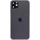 Carcasa trasera Space Gray usada Apple iPhone 11 Pro Max A2161, A2218, A2220 con puerto de carga flex.