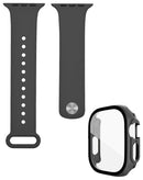 Protege tu iWatch de 49mm con esta banda de silicona soft y funda bumper en color dark green en Xela Quetzaltenango.