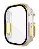 Protector dura de color blanco y dorado para iWatch de 49mm en Quetzaltenango.