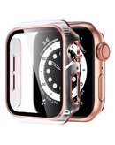 Protege tu iWatch 49mm con estilo con esta funda bumper en Quetzaltenango de color clear y rose gold.