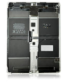 Tapa trasera plateada usada para iPad Pro 12.9 2.ª generación (A1670/A1671) con componentes preinstalados.