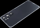 Tapa trasera original azul oscuro para Samsung Galaxy S25 5G con lente de cámara.