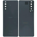 Tapa trasera de cristal negra original para Sony Xperia 10 II, ideal para reparación de back cover.