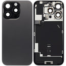 Encuentra la tapa trasera con placa de acero para iPhone 16 Pro en Xela con carga inalámbrica, imán MagSafe y flex con linterna.