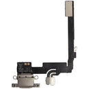 Puerto de carga con cable flex para iPhone 16 Pro, color titanio natural, repuesto Aftermarket Plus.