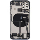 Tapa trasera Midnight Green para iPhone 11 Pro Max (A2161) con puerto de carga y flex OEM.