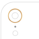 Aro de cámara trasera amarillo para iPhone XR, compatible con modelos A1984, A2105, A2106, A2107, A2108.