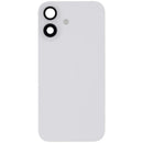 Compra en Xela Quetzaltenango una tapa trasera usada para iPhone 16 con placa de acero, carga inalámbrica y flex de linterna en color blanco.