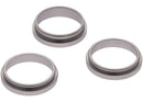 Anillo bisel trasero de cámara para iPhone 16 Pro/Pro Max titanio blanco, juego de 3 piezas, paquete de 10.