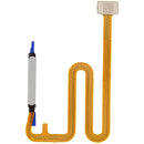 Lector de huellas gris para Samsung Galaxy A06 5G (A066) con cable flex, repuesto para reparación.
