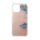 Estuche  Hard case con diseno Hojas en colores Nude - IPHONE 12 PRO MAX 6.7