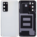 Tapa trasera con lente de camara para Huawei P40 (Blanco hielo)