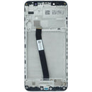 Pantalla original Xiaomi Redmi 7A negra, módulo LCD y digitalizador para reparación de display roto.