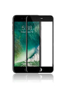 Protector de pantalla de cristal templado 3D negro para iPhone 6, 6S, 7, 8 Plus, cubre toda la pantalla.