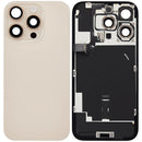 Tapa trasera con placa de acero para iPhone 16 Pro Desert Titanium con carga inalámbrica NFC y MagSafe en Quetzaltenango.