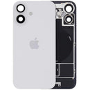 Tapa trasera blanca original para iPhone 16 con MagSafe, NFC y flex de flash, versión UK/EU.