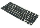 Kit de keycaps US Space Black para MacBook Air/Pro, repuesto de teclado, teclas negras.