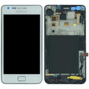 Pantalla original Samsung Galaxy S2 Plus blanca, repuesto para reparación de display y lcd.