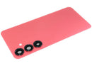 Tapa trasera original Samsung Galaxy S25 Plus 5G Service Pack en color rojo coral, para reparación de móvil.