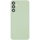 Tapa trasera verde lima para Samsung Galaxy A24 4G con lente de cámara, repuesto original.