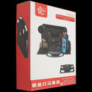 Base de carga Nintendo Switch y Switch 2 negra, con puerto USB-C y tres puertos USB.