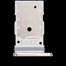 Bandeja dual SIM para Samsung Galaxy S26 Plus en oro rosa, repuesto original SM-S947B/DS.