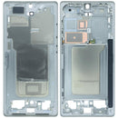 Tapa superior original Samsung Galaxy S25 Ultra Titanium Silver, marco intermedio para reparación SM-S938B.