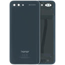 Tapa trasera original negra para Honor 10 con lente de cámara integrada, ideal para reparación de pantalla rota.