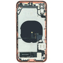 Tapa trasera coral iPhone XR (A1984, A2105, A2106) reacondicionada, repuesto para back housing.