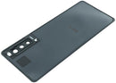 Tapa trasera de cristal negra original para Sony Xperia 10 II, ideal para reparación de back cover.