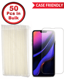 Protege la pantalla de tu iPhone 13/13 Pro/14/16e con este pack de 50 vidrios templados claros en Xela Quetzaltenango.