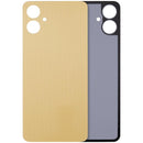 Tapa trasera dorada para Samsung Galaxy A06 4G (A065) sin logo, repuesto de calidad Aftermarket Plus.