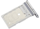 Bandeja dual SIM plateada para Samsung Galaxy S26 Plus S947, repuesto original.
