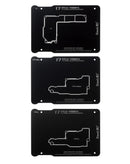 Plataforma de reballing QianLi 3 en 1 para iPhone 17, 17P, 17PM y Air.