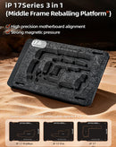 Plataforma de reballing QianLi 3 en 1 para iPhone 17, 17P, 17PM y Air.