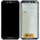 Pantalla LCD negra original para Doogee S40, repuesto sin marco, ideal para reparación de display roto.