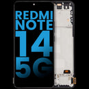 Encuentra la pantalla con marco para Xiaomi Redmi Note 14 5G (Midnight Black) en Xela Quetzaltenango.