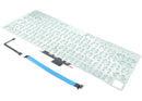 Teclado ANSI US plateado original para MacBook Neo 2026 con Touch ID, ideal para repuesto.