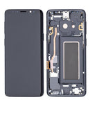 Pantalla OLED para Samsung Galaxy S9 con marco (Negro Medianoche)