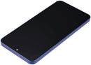 Pantalla OLED Samsung Galaxy S25 Plus 5G de 120Hz color azul marino, con marco, lista para reparación.