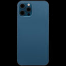 Tapa trasera usada iPhone 12 Pro Max Pacific Blue con puerto de carga y piezas pequeñas, A2342, A2410.