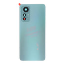 Tapa trasera + adhesivo para tapa trasera + lente de camara trasera y bisel para Xiaomi 12 Lite Verde Original