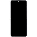 Pantalla OLED interna refurbished con marco para Samsung Galaxy Z Flip 7 5G, color Jet Black. Repuesto display.