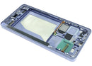 Pantalla refurbished Samsung Galaxy S26 Ultra 5G, color Cobalt Violet, con marco, lista para reparación.
