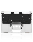 Carcasa superior con teclado para MacBook Pro 13" con Touch Bar A1706 (Finales 2016 / Mediados 2017) (Ingles UK) (Original usado: Grado A) (Plata)