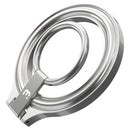 MAYBAT PRO MAGSAFE HALOGRIP RING HOLDER KICKSTAND SILVER