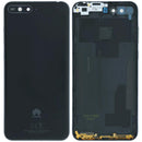 Tapa trasera original Huawei Y6 (2018) negra, repuesto ATU-L21, para cambio de back cover.