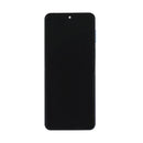 Pantalla AMOLED con marco para Samsung Galaxy Z Flip 6 5G (SM-F741) usada, color azul, para reparación.